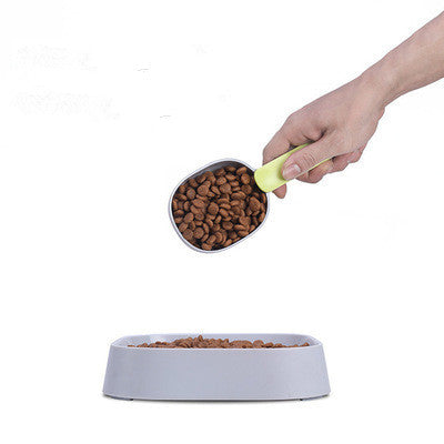Pet food scoop